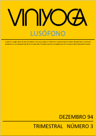 Viniyoga Lusófono 3